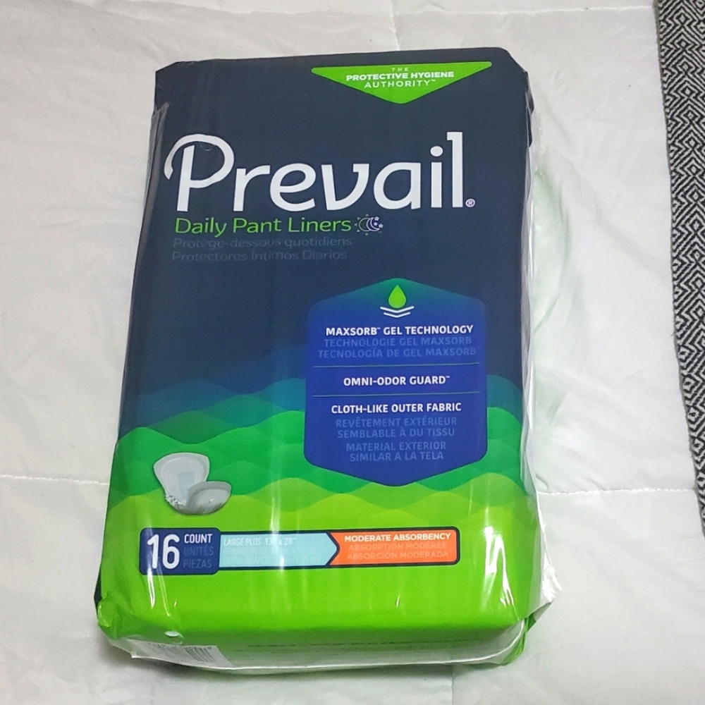 Prevail Daily Pant Liners 16 Count Large Plus